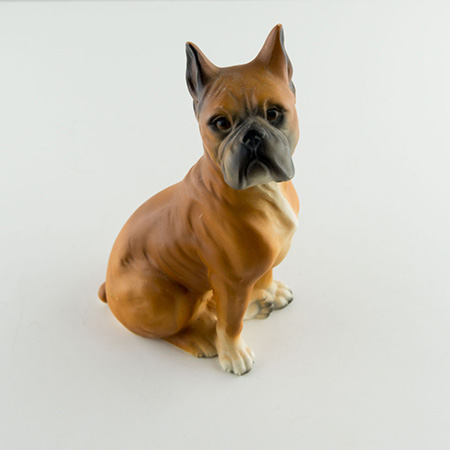Статуэтка керамика собака породы Боксер