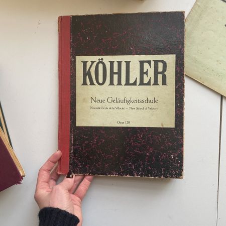 Ноты старые Луи Кёлер (Lous Kohler) Германия 75 стр.