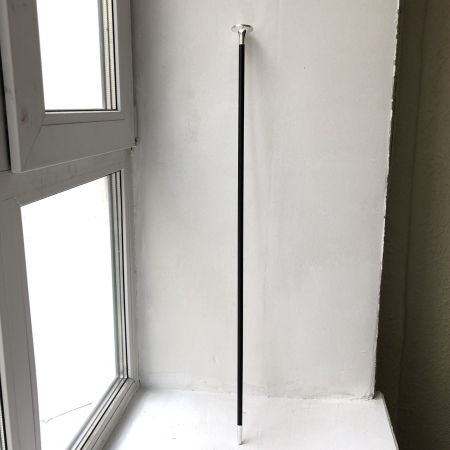 Трость 89 см с металлической ручкой и наконечником гравировка