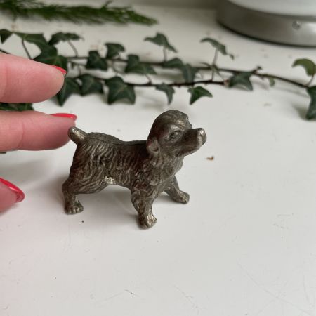 Статуэтка мини Собака 5 см металл