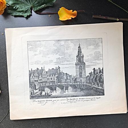 Репродукция гравюры Амстердам 1661 года  10
