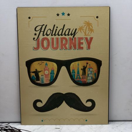 Табличка декоративная Holiday Journey