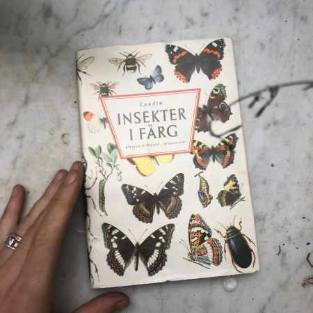 Книга Insekter I Farg 1964 г. Швеция
