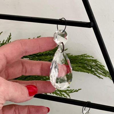 Подвес хрусталик 8 см Капля