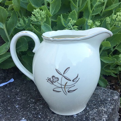 Кувшин с ручной росписью и золотой каймой, 1л