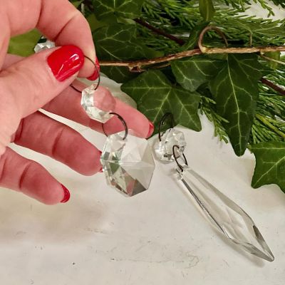 Подвес хрусталик 6 см Круг диамант