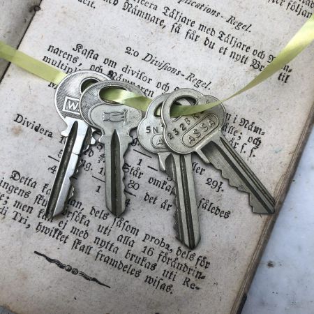 Связка ключей металл (набор 4 шт)