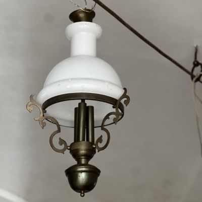 Люстра 36 см стекло металл Италия