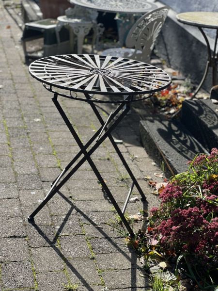 Стол садовый складной 75 см металл
