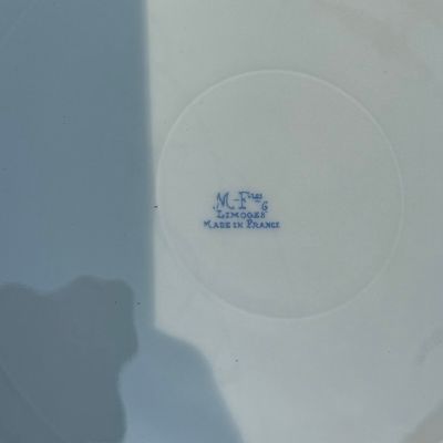 Тарелка глубокая Limoges MF 23 см фарфор Франция