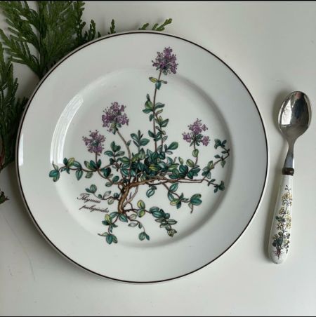 Тарелка для завтрака Botanica 21 см 2000-е ВиллеройБох без корешка