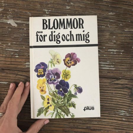 Книга Blommor for dig och mig 1969 г. 