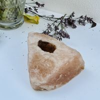 Подсвечник 15 см каменная соль