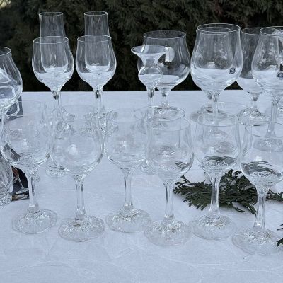 Бокал на ножке Rosenthal Monbijou с узором 110 мл хрусталь Германия