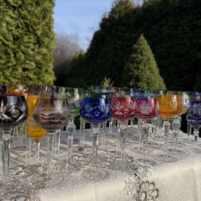 Бокал Anna Hutte коричневого 270 мл накладной хрусталь Германия дизайн 5