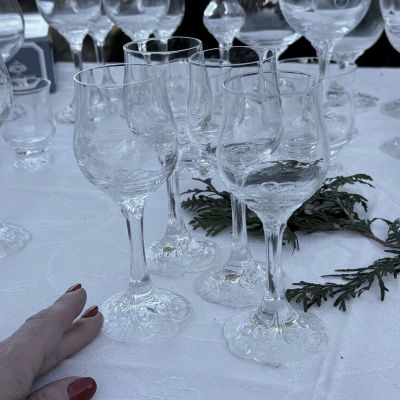 Бокал Rosenthal Monbijou с узором 170 мл хрусталь Германия