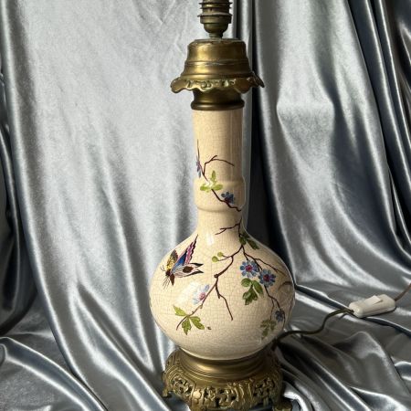 Лампа настольная Франция 43 см керамика бронза