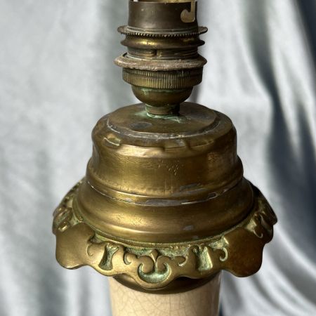 Лампа настольная Франция 43 см керамика бронза