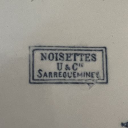 Супница Sarreguemines Noisettes артнуво 4 л Франция