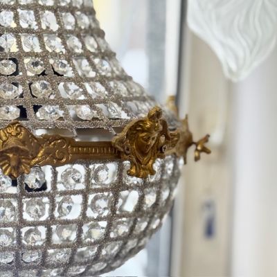 Люстра Груша Ампир 73 см хрусталь Франция ручная работа