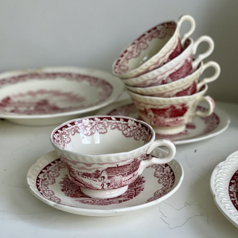 Чайная пара Maastricht Boerenhove by Societe Ceramique 180 мл