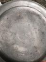 Тарелка старинная суповая 21,5 см олово
