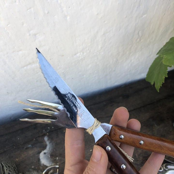 Набор нож и вилка с деревянной ручкой, Arcos