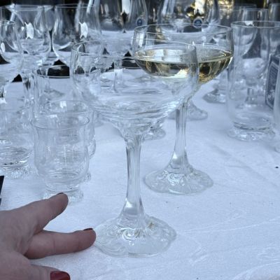 Бокал креманка Rosenthal Monbijou с узором 220 мл хрусталь Германия