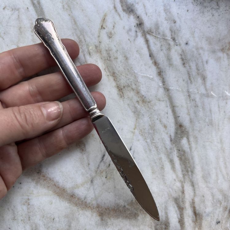 Нож десертный 16 см мельхиор