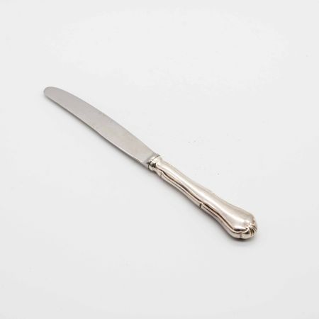 Нож столовый мельхиор 19 см