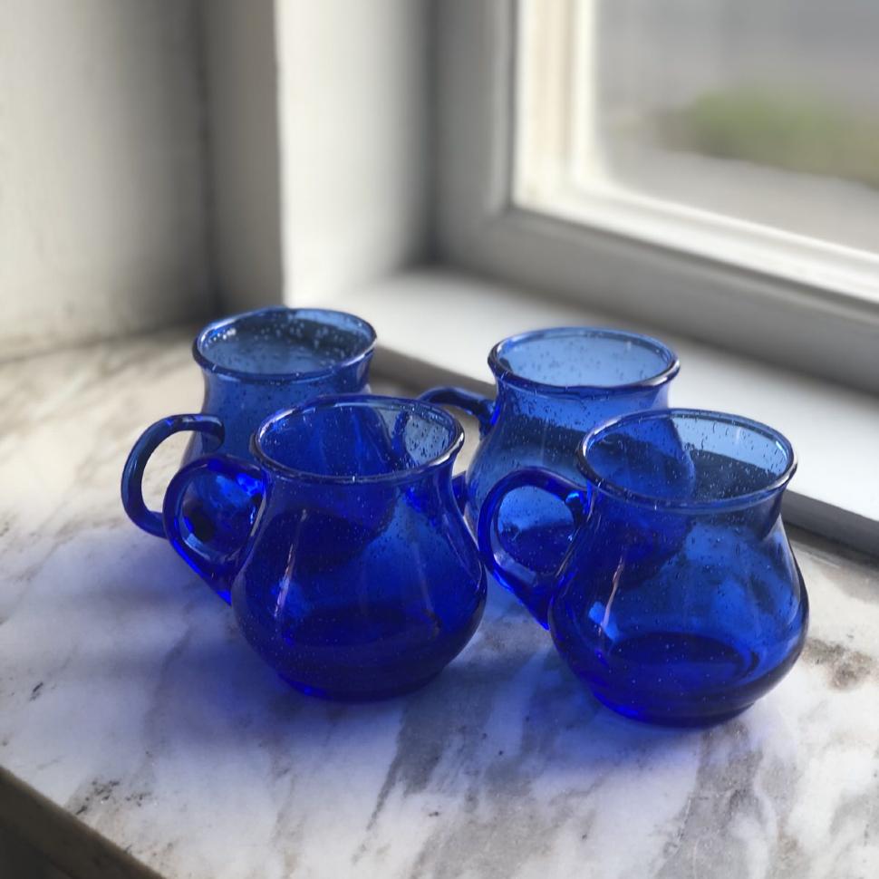 Кружка синяя 150 мл.