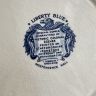 Тарелка Liberty Blue Staffordshire 25 см Англия кракелюр