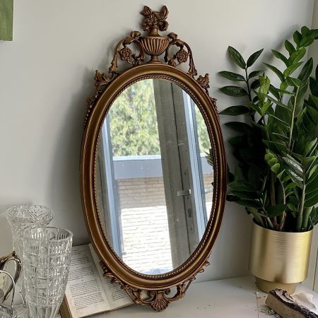 Зеркало 76 см рама в стиле Антик Италия