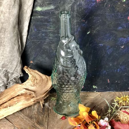 Бутылка в виде Рыбы без пробки, стекло