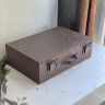 Чемодан деревянный ящик 35х23 см