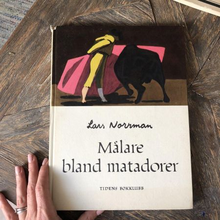Книга Lars Norrman "Malare bland matadorer" 1958 г.