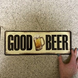 Табличка жестяная Good Пиво