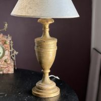 Лампа настольная деревянная 42 см 