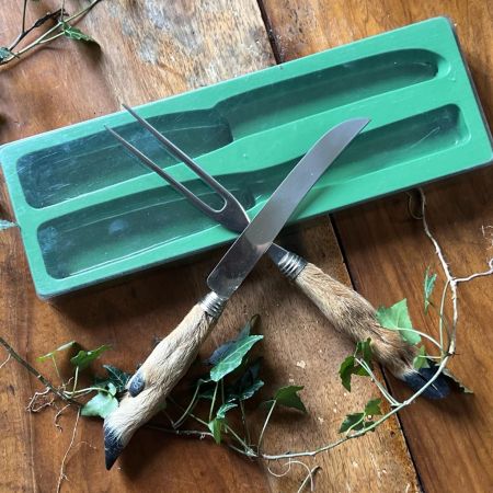 Нож вилка для мяса набор 2 предмета Франция