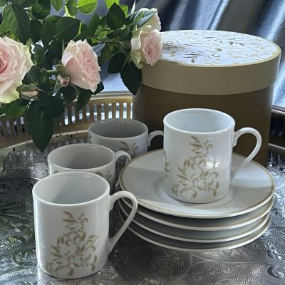 Кофейная пара Bouchara 80 мл Франция набор 8 предметов