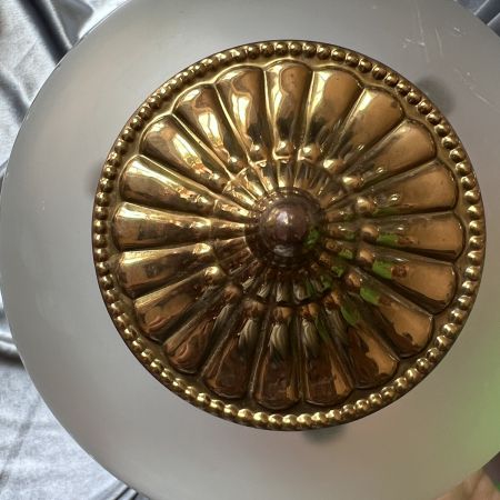 Люстра Шар 55 см латунь стекло Франция   