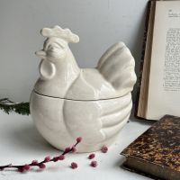 Банка терин Курица 20 см керамика