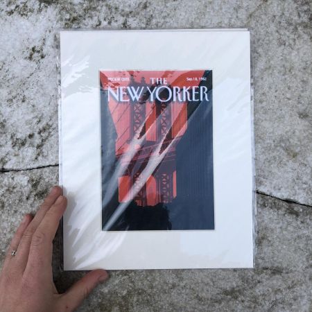 Картина постер The New Yorker 20,5х25,5 см
