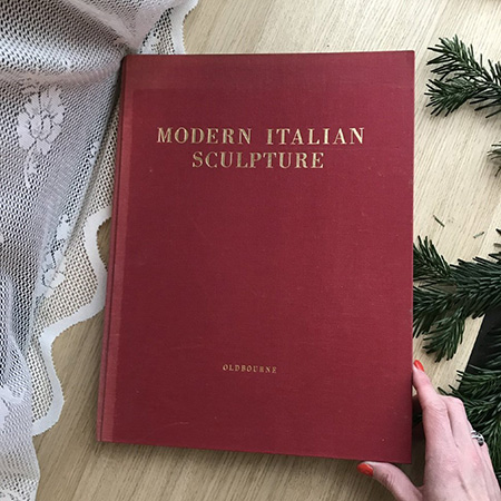 Книга 1961 г MODERN ITALIAN SCULPTURE