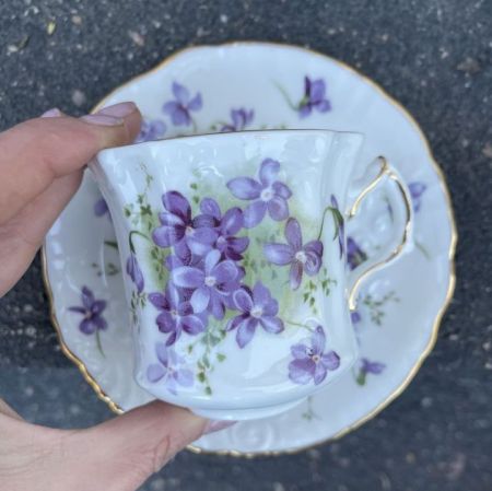 Чашка чайная Hammersley Victorian Violets 200 мл уценка