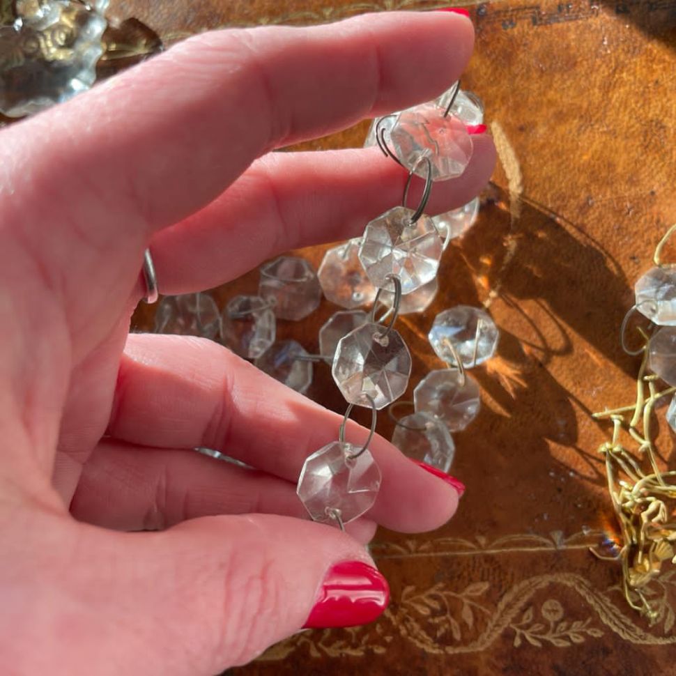 Подвес хрусталик 8 см Каскад