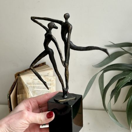 Скульптура авторская Балет 23 см бронза на постаменте 
