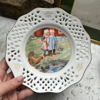 Тарелка с ажурным краем 18 см Jenny Nystrom Дети №11