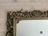 Зеркало в деревянной раме с лепным декором 65х55 см
