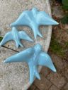 Декор ласточка голубая средняя 14 см Португалия  